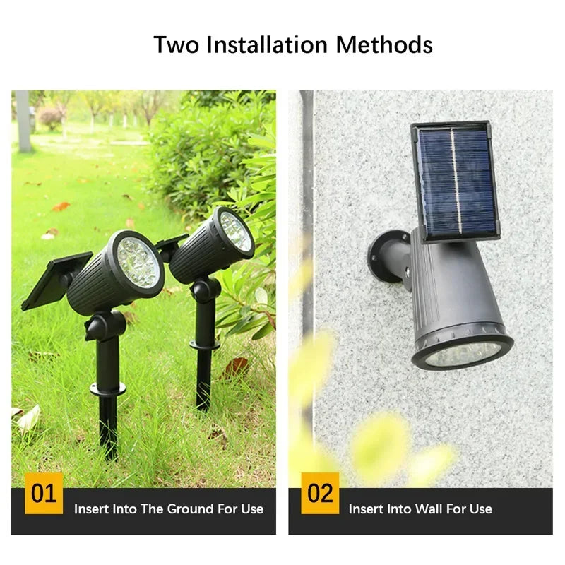Solar Spotlights for Garden and Yard