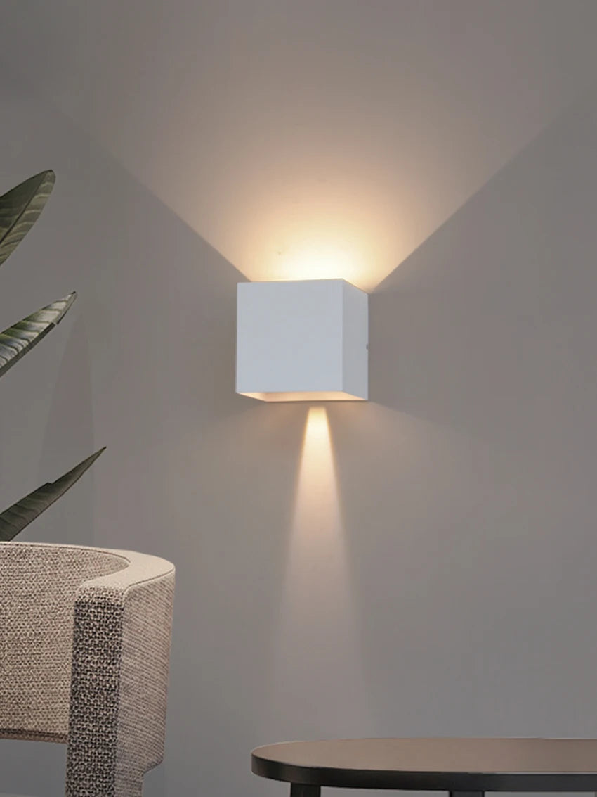 Cube Up And Down LED Wall Light