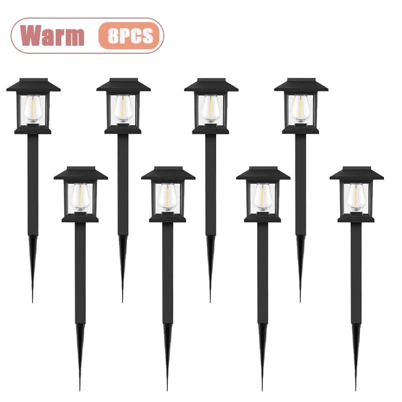 Outdoor Solar LED Ground Stake Light Lawn Lamp