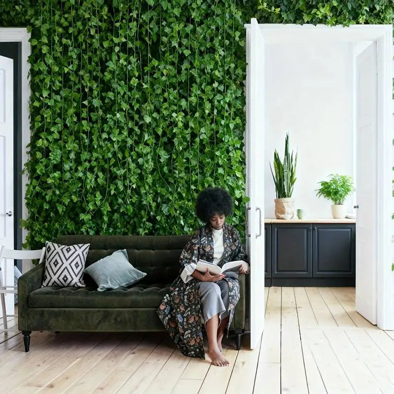 Total 19m/755inch Ivy Garland Living Room Wall Decoration Artificial