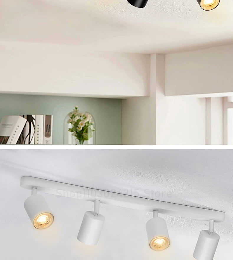 Dimmable Led GU10 Spotlight Clothing Store Background Wall Spotlight 7w