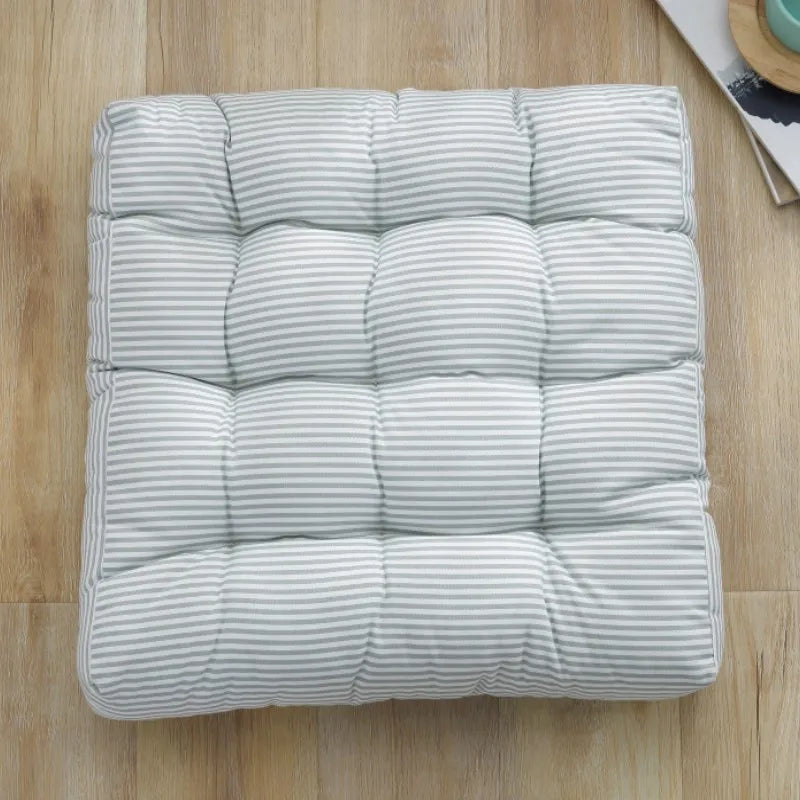 Oversized Floor Seat Pillow Cotton Linen Chair Cushions Meditation Yoga Thickened Square Windows Pad for Adults Seating Pillows