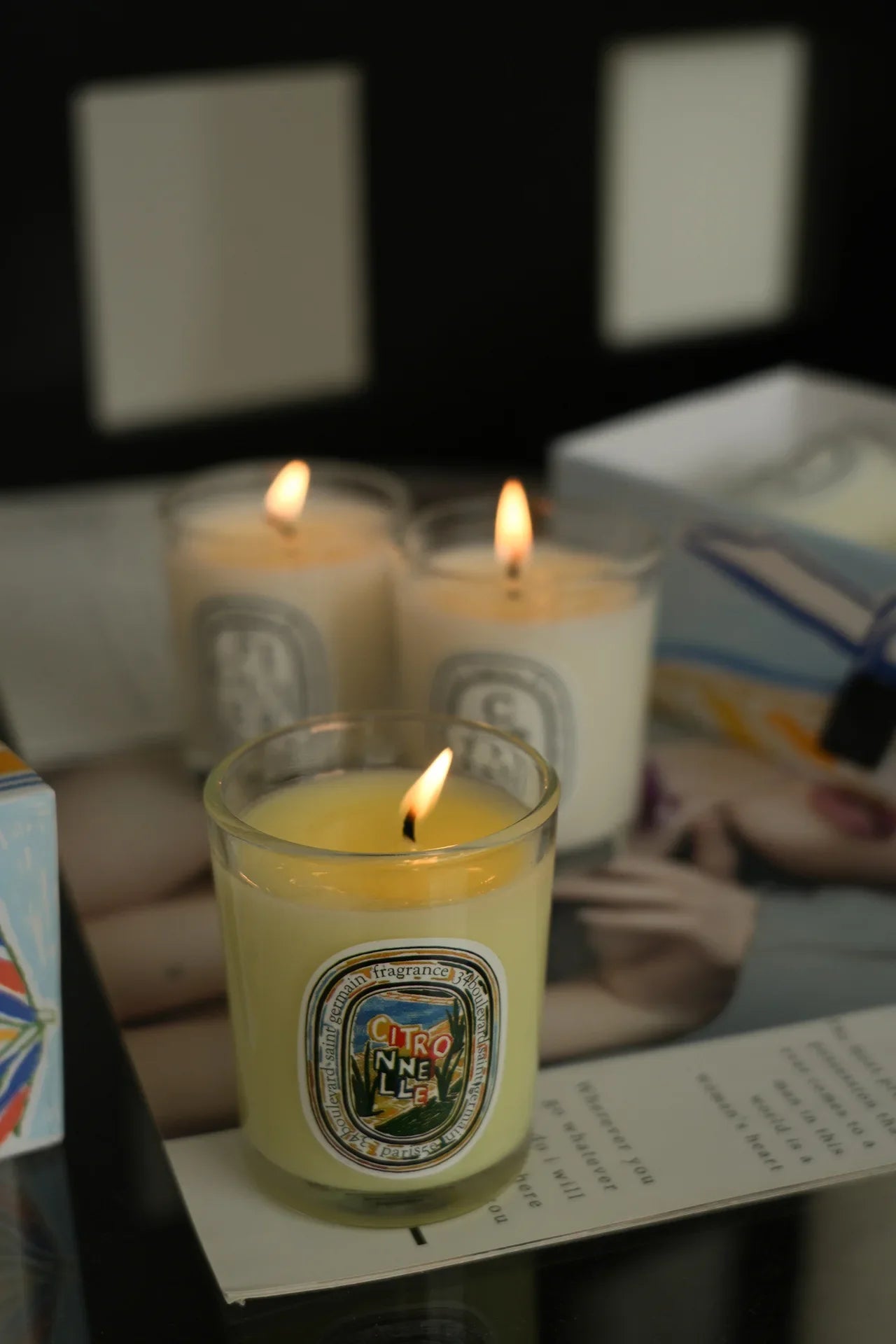 Aromatherapy Candle Natural Plant Scented Candles French Fragrance