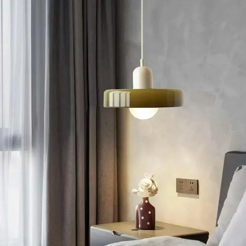Nordic Retro Glass Pendant Light