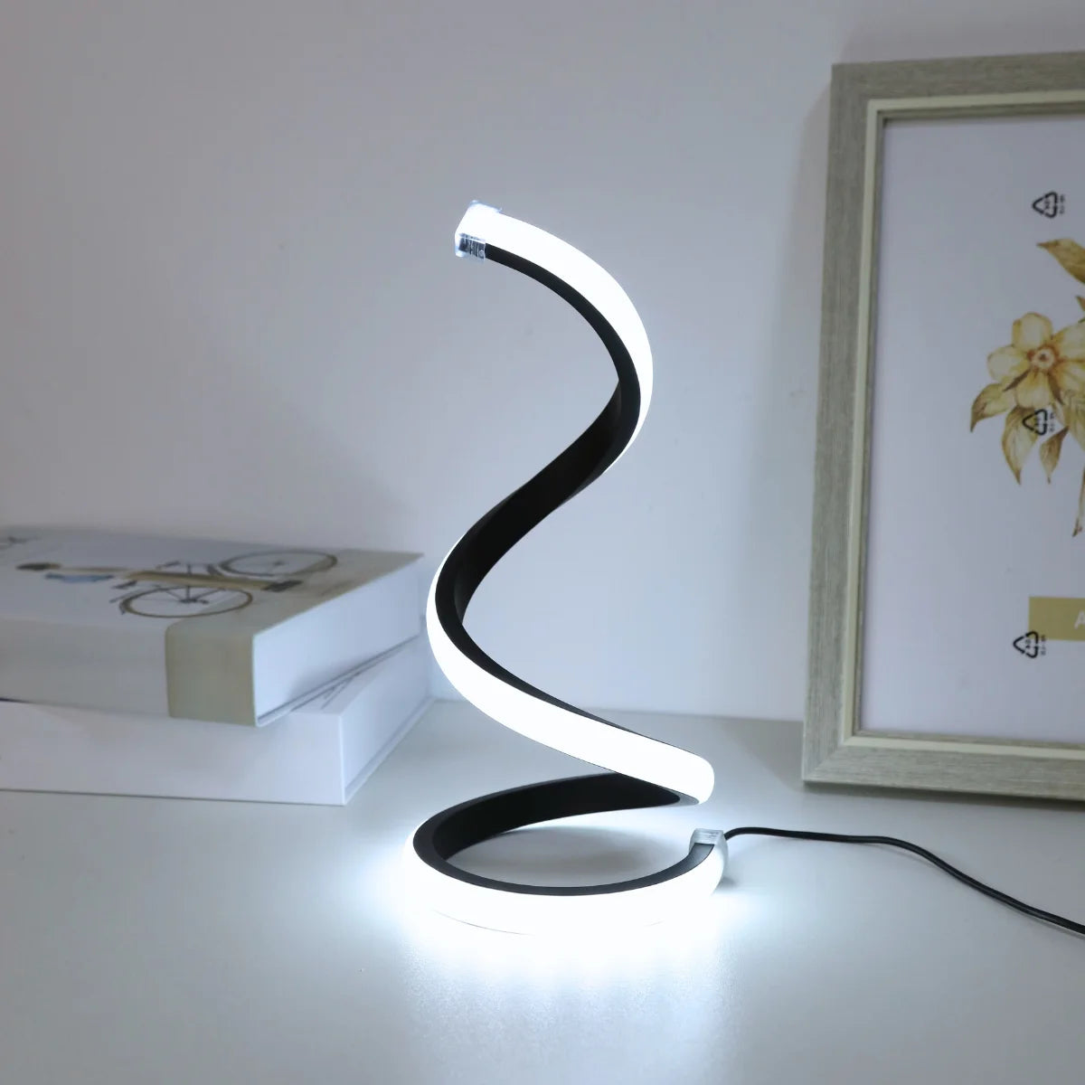 LED Spiral Desk Lamp