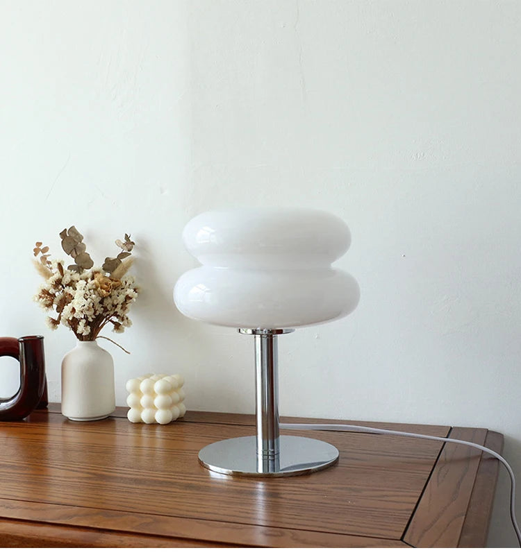 Macaron Trichromatic Glass Lamp
