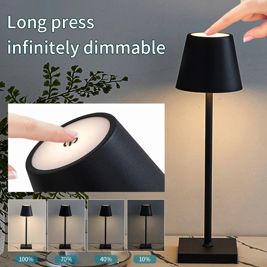 Cordless Dimmable LED Table Lamp