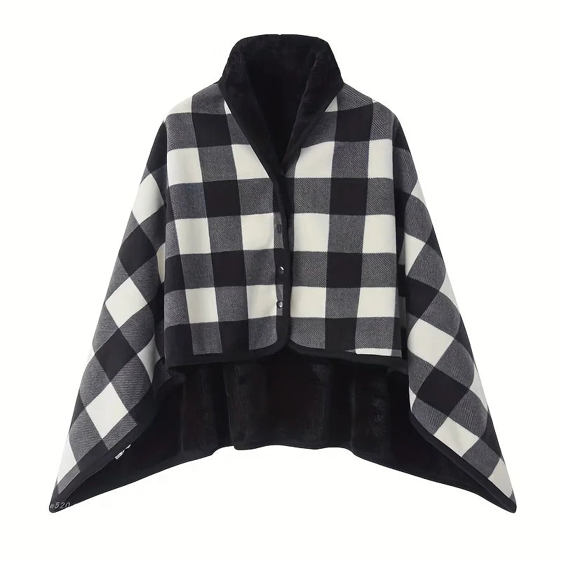 Wearable Flannel Shawl Blanket