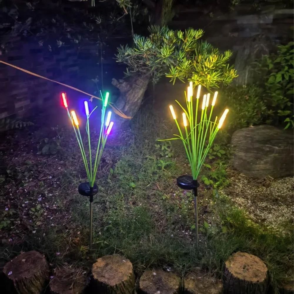 Solar Reed Bubble Stick Stake Lights Waterproof IP54 LED Garden Lights for Outdoor Patio Yard Pathway Wedding Decor