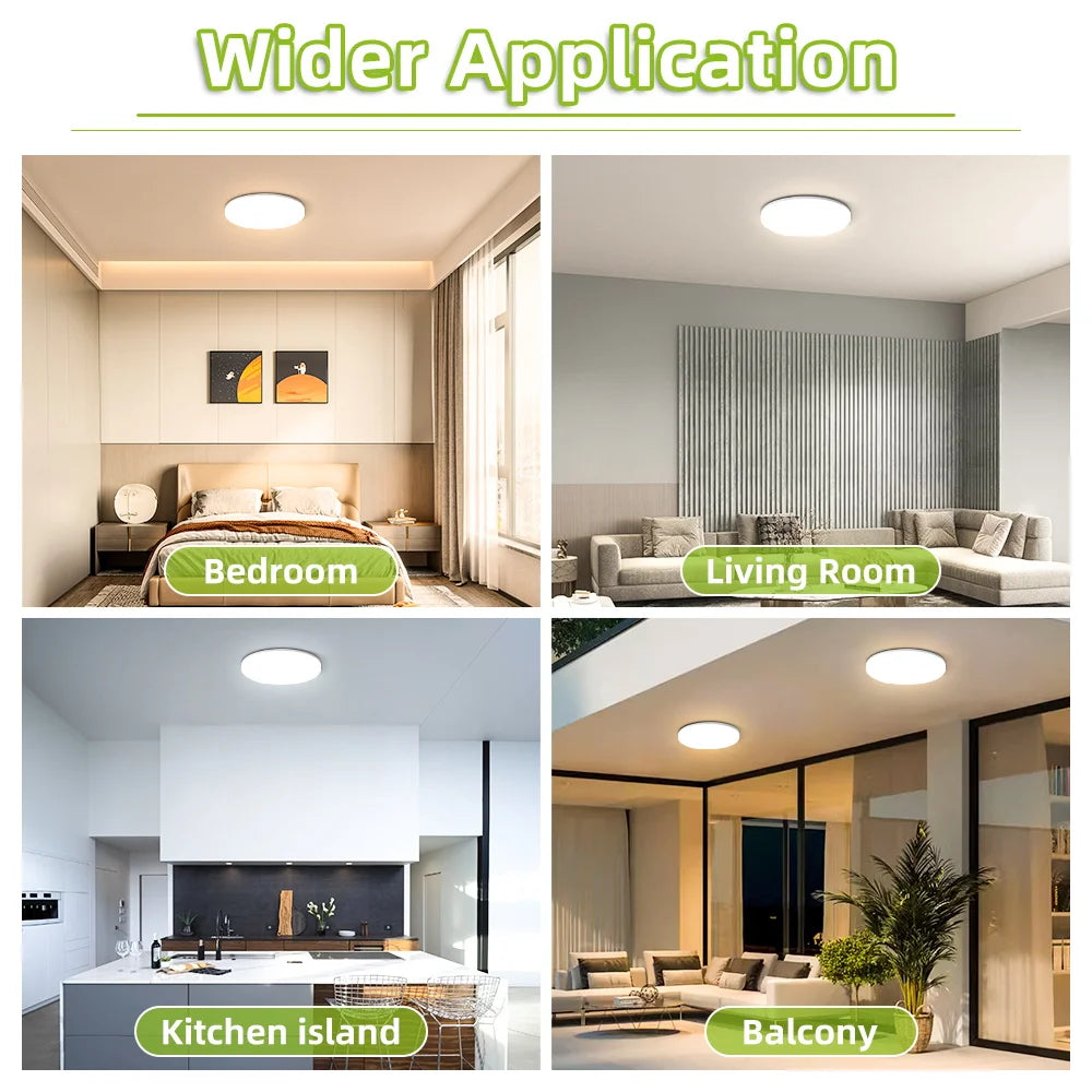 Slim Panel Modern Ceiling Chandelier