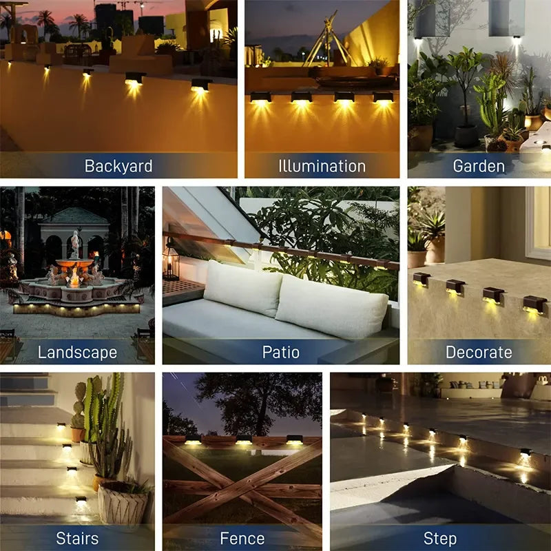 Solar Stair Step Path Light