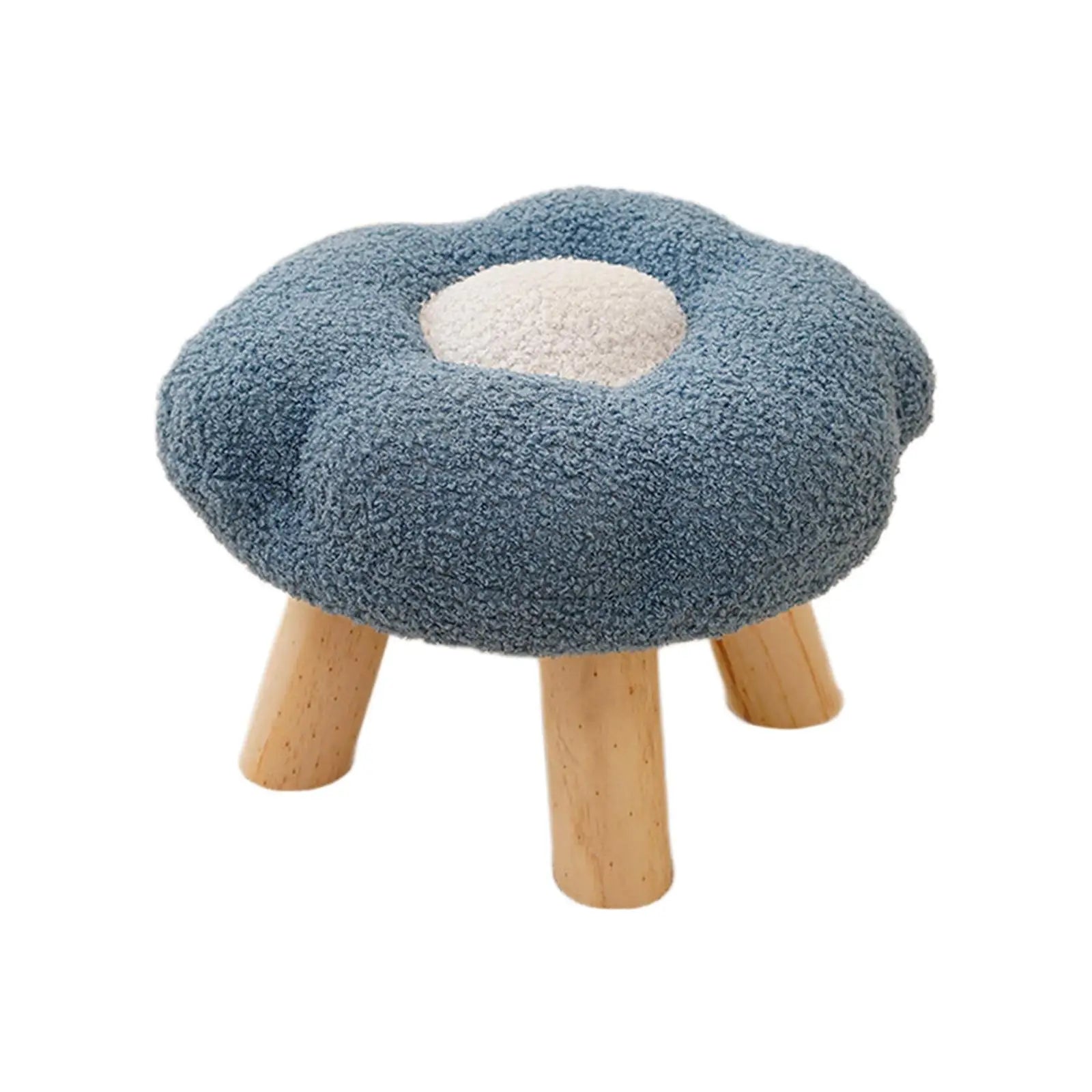 Wooden Small Foot Stool, Non Slip Footrest