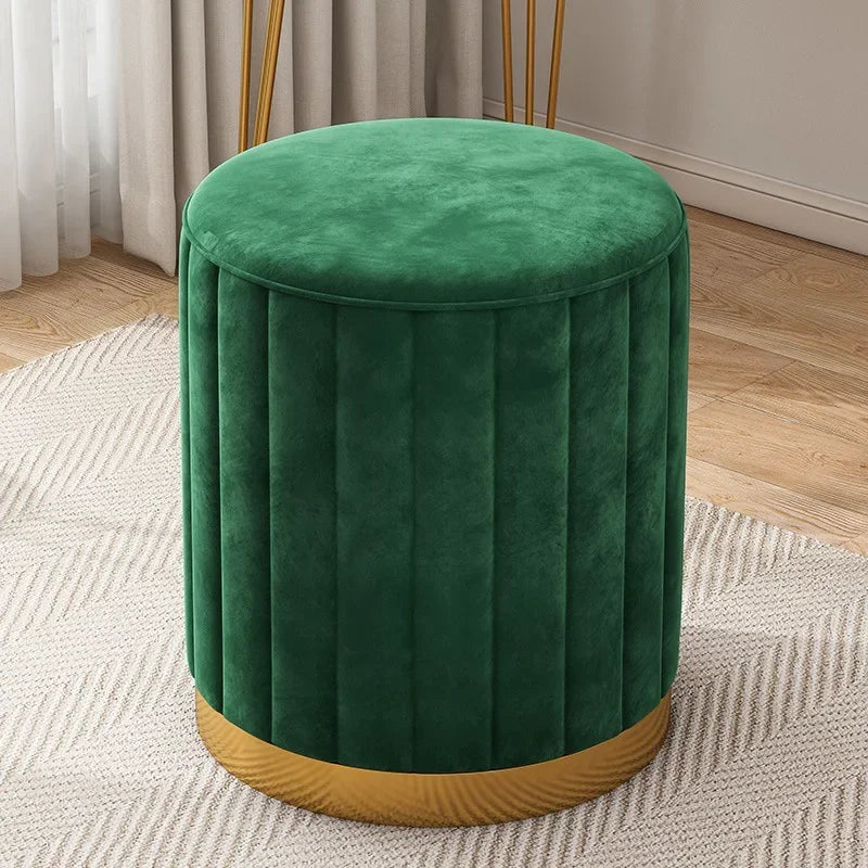 Round Storage Stool with Lift Top