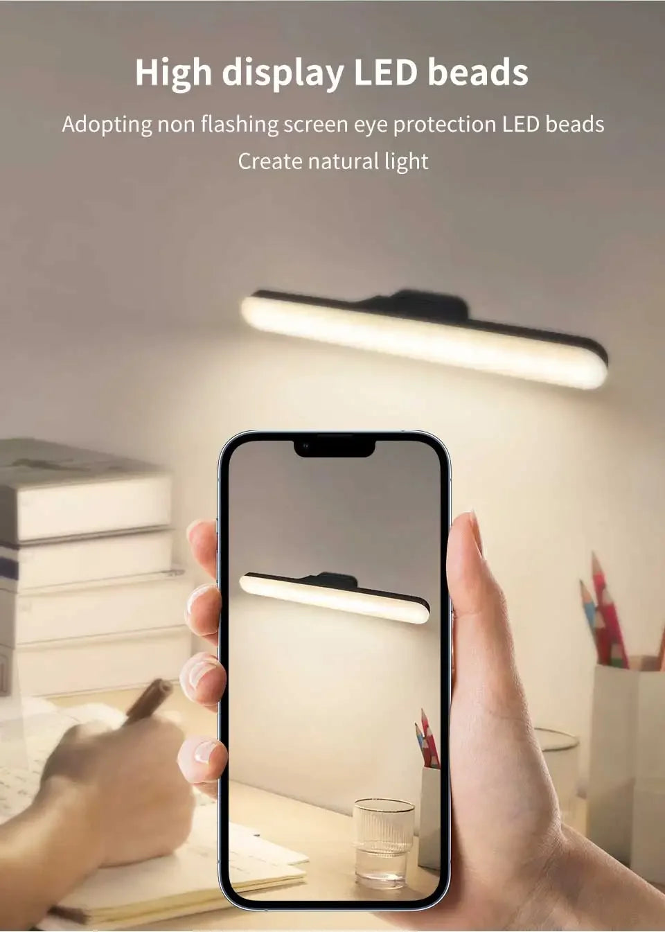 Rechargeable Magnetic Mirror Light