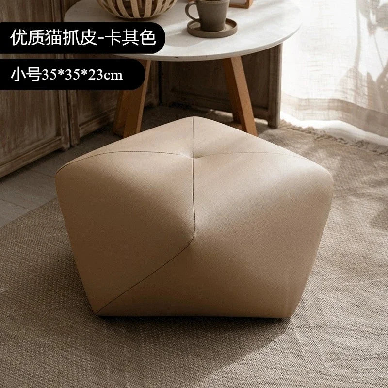 ottoman Modern Simplicity Low changing shoe pier stool Footrest Home Living Room Furniture Stools bedroom Ottomans chair Hallway