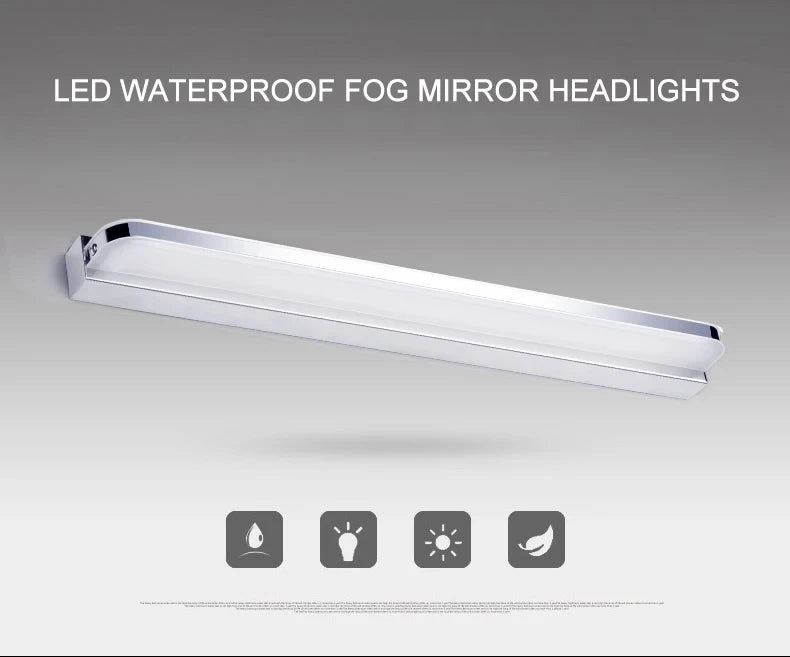 Frameless Waterproof Mirror Light