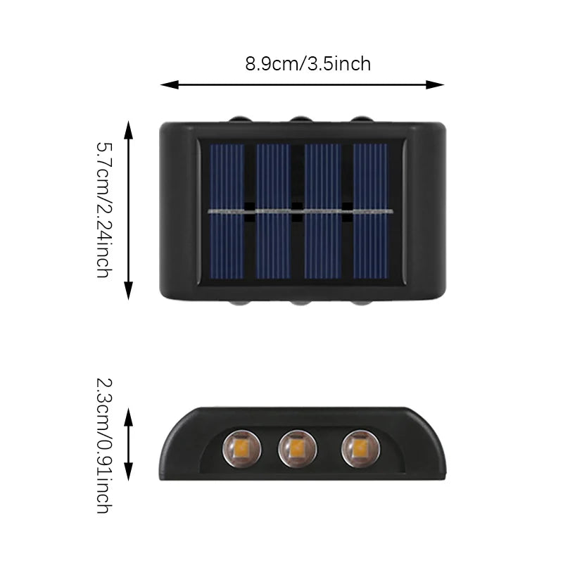 Solar Dusk to Dawn Fence Light