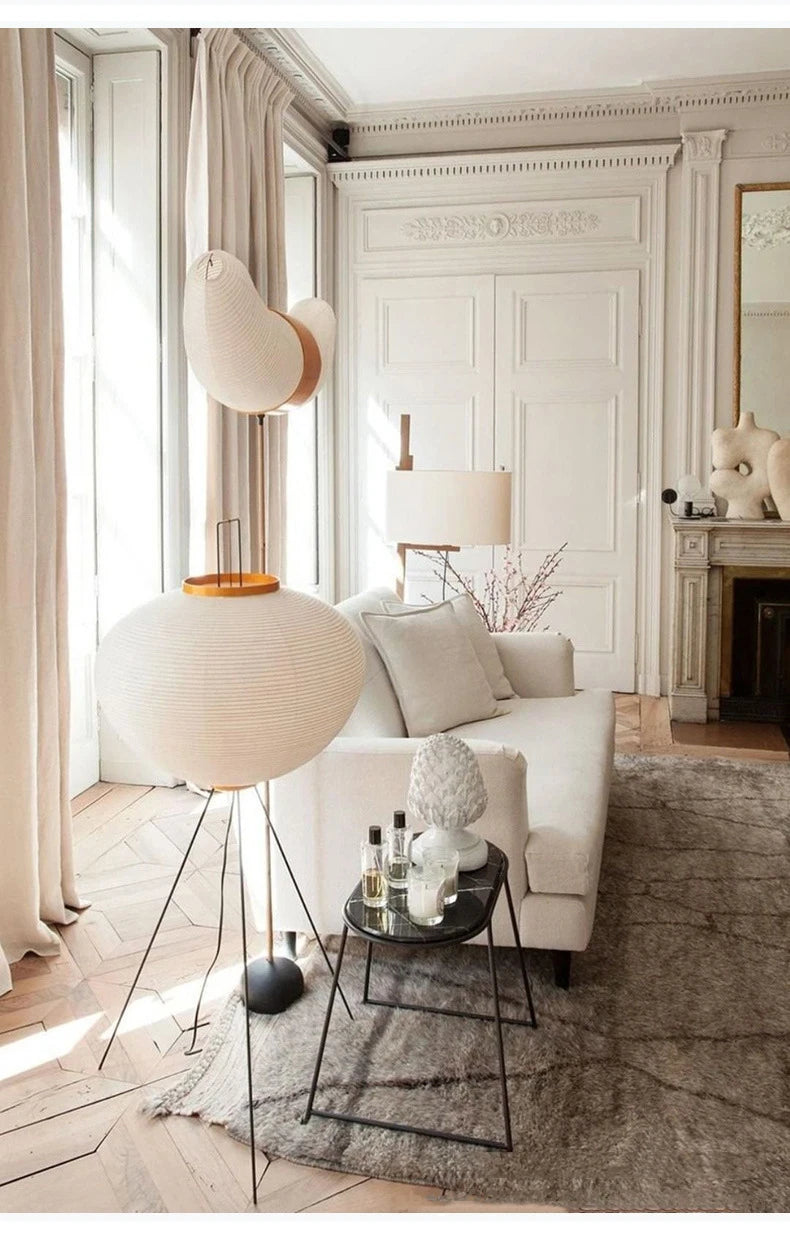 Japanese Xuan Paper Floor Lamp
