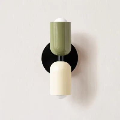 Nordic Wall Lamp LED Simple Macaron wall light Home Indoor Lights Bedroom Bedside Study Living Room Decoration Lighting Fixtures