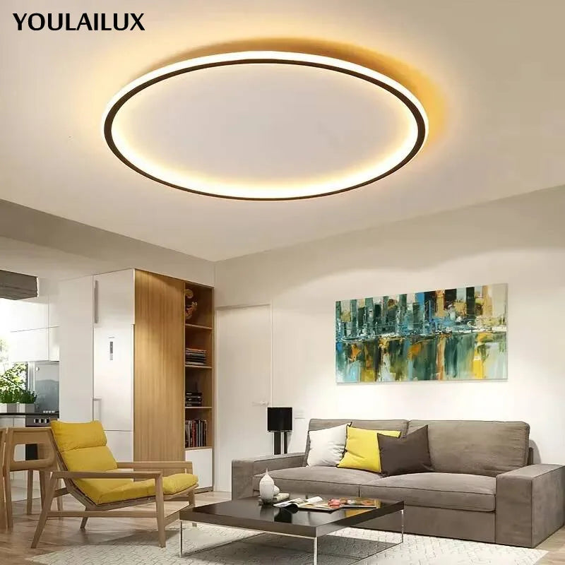 Minimalist Nordic Edge Ceiling Light