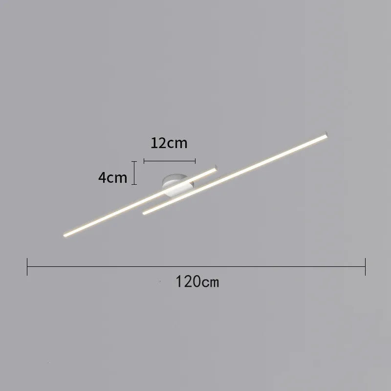 Long Linear Aluminum LED Ceiling Light