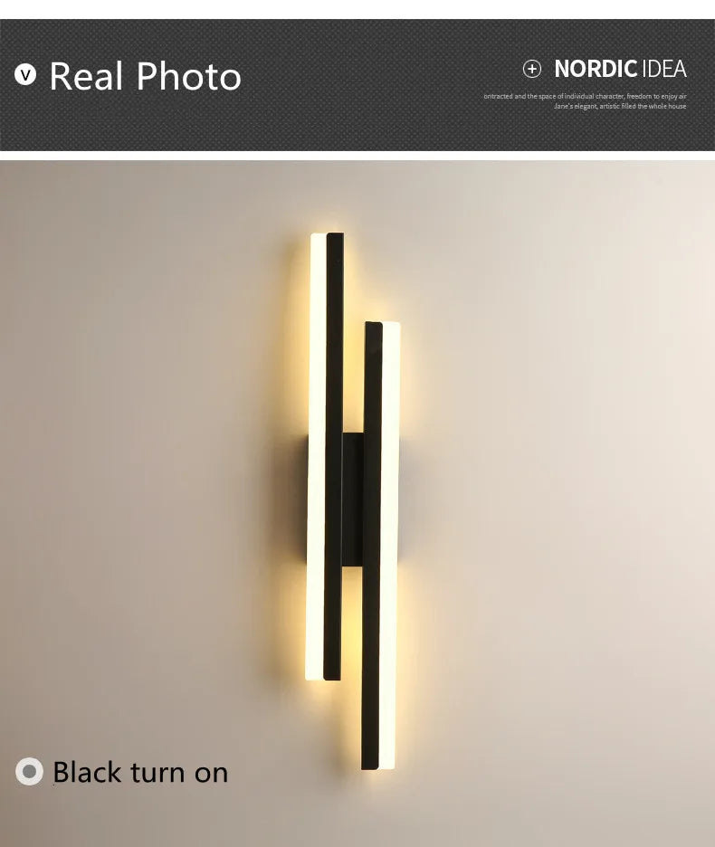 Copper Line Acrylic Wall Sconce