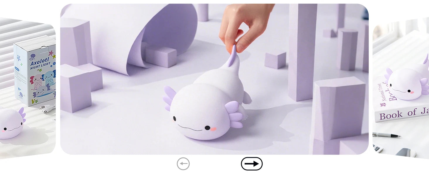 Axolotl Silicone Night Light