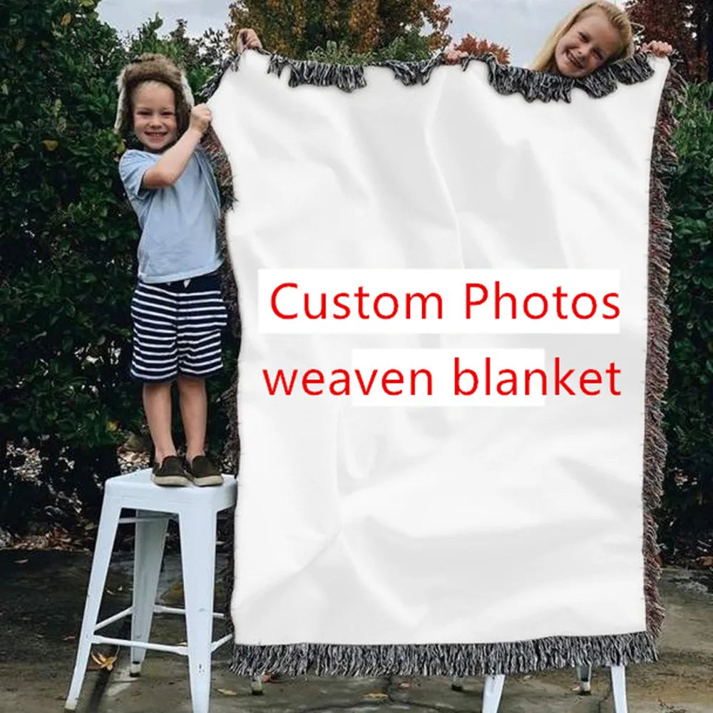 Custom Photo Woven Blanket