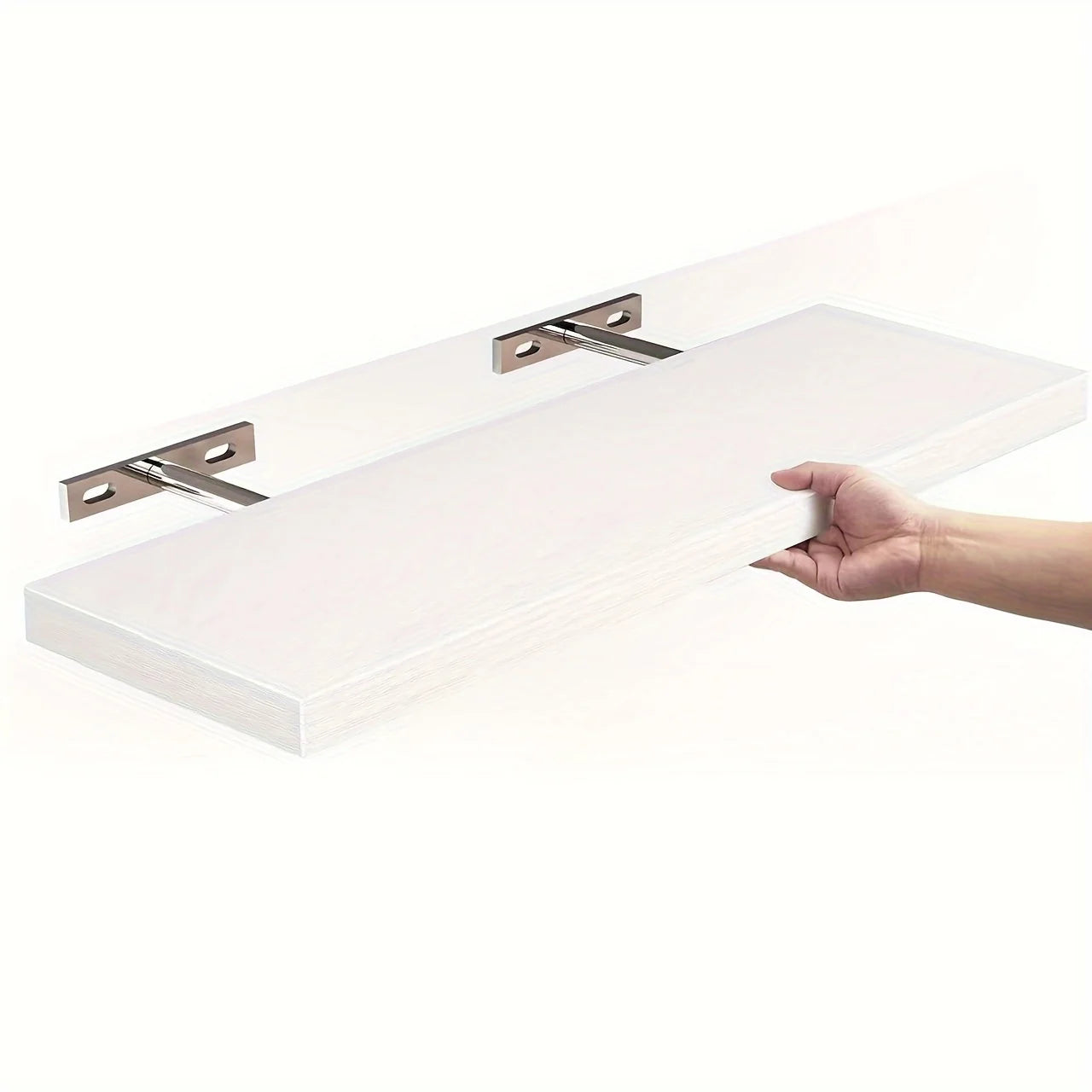 Solid Wood Wall Mounted Bookshelf