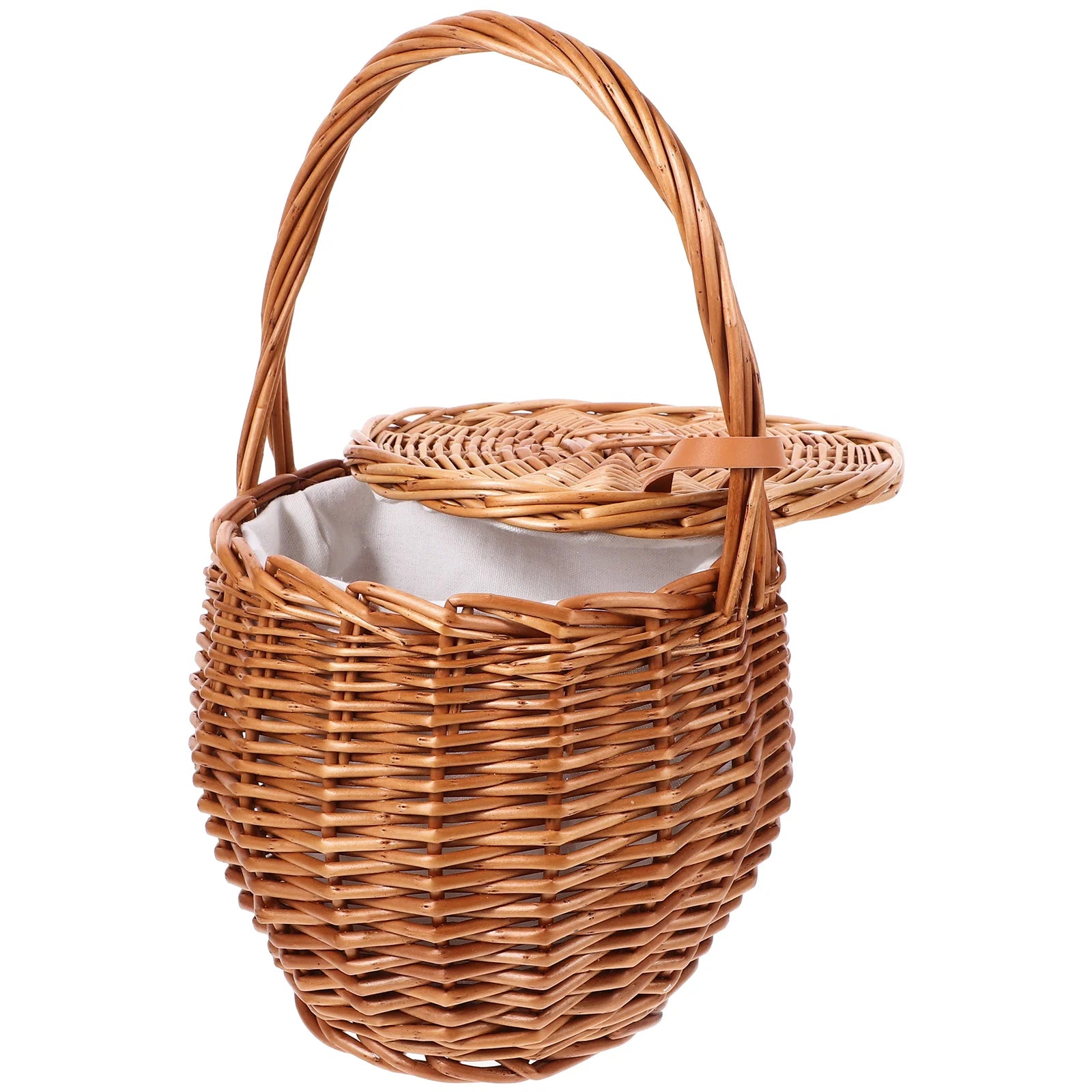 Handwoven Wicker Storage Basket