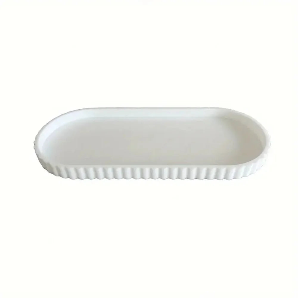Silicone Oval Vanity Tray