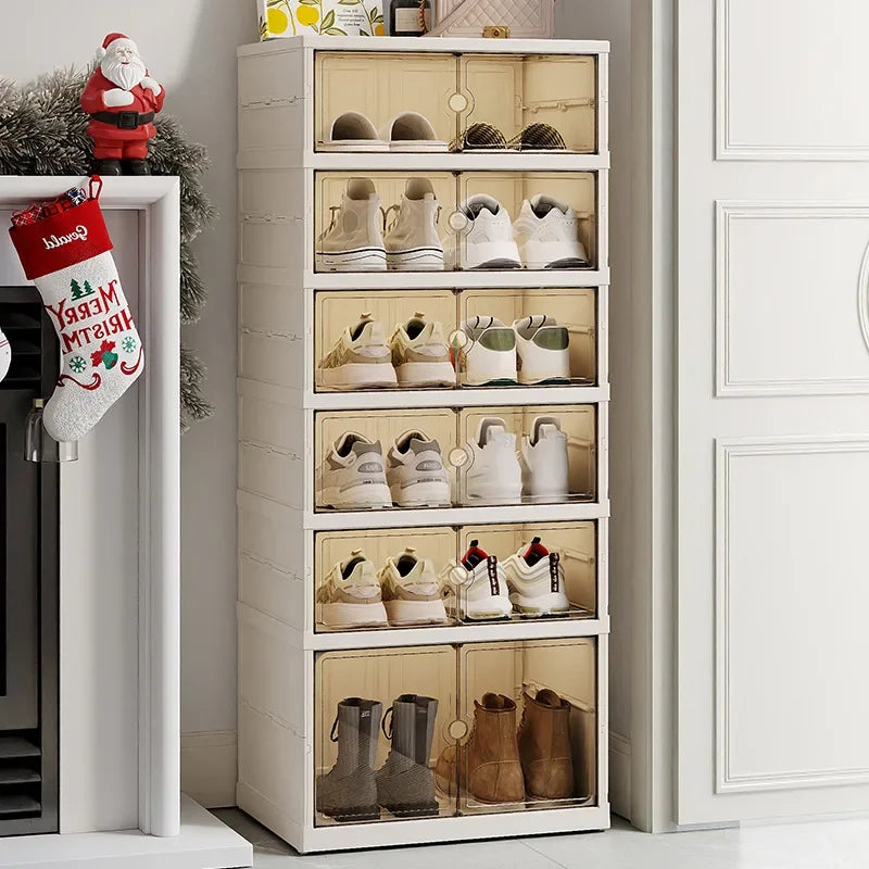 Foldable Transparent Shoe Storage Box