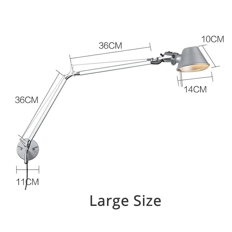Telescopic Swing Arm Wall Lamp
