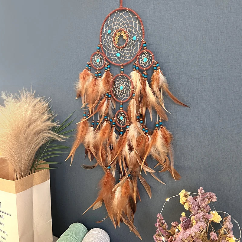 Vintage Dream Catcher Wind Chime Hanging Ornament