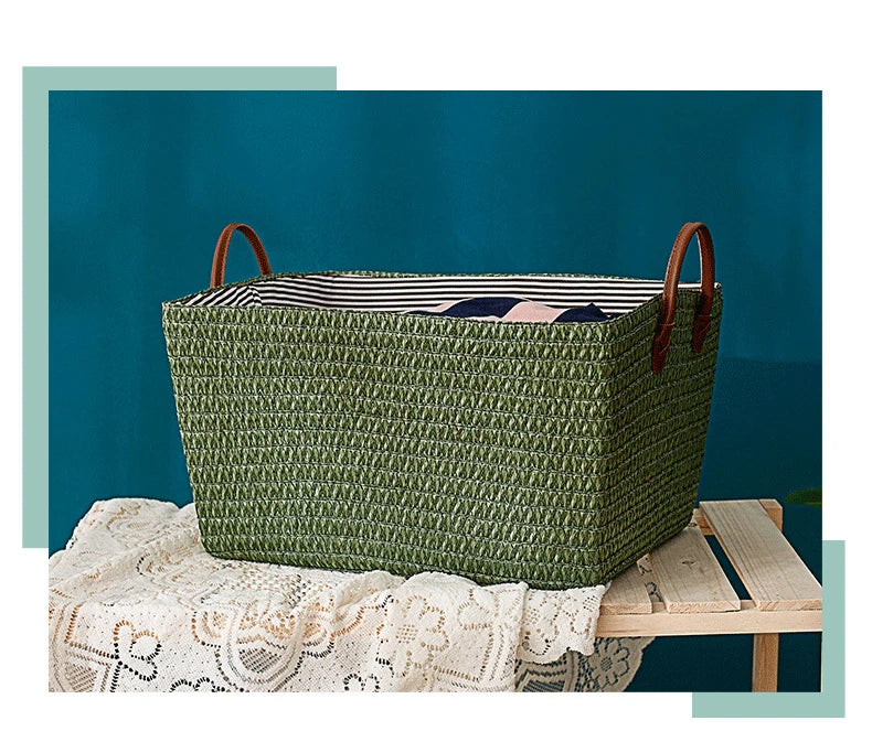 Foldable Woven Storage Basket