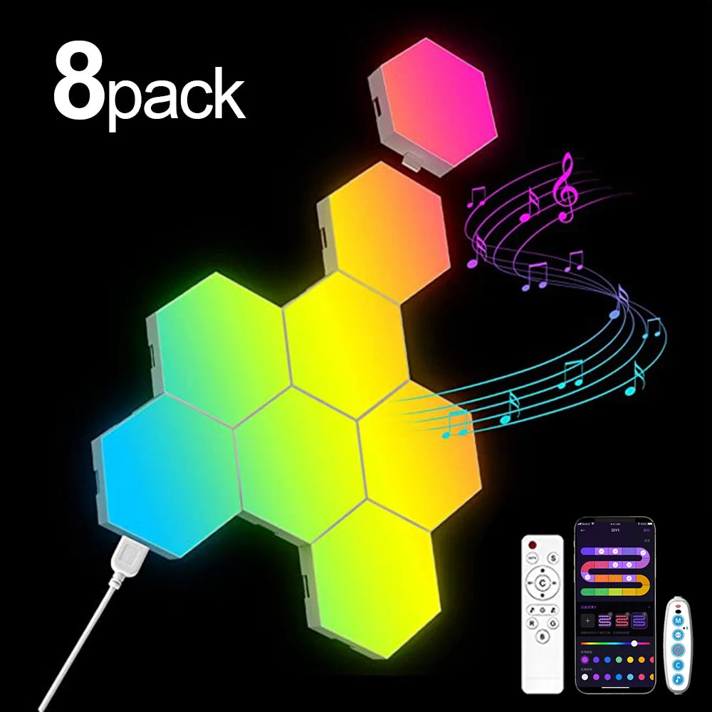 RGB Hexagon Smart Wall Panels