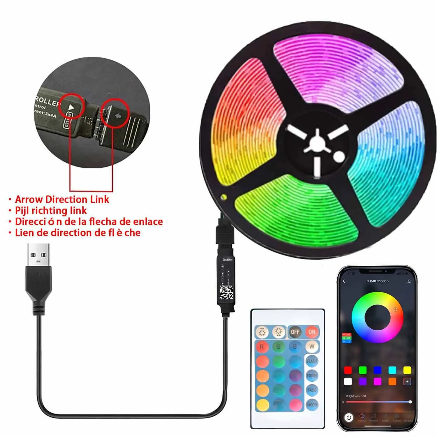 RGB 5050 LED Strip Light