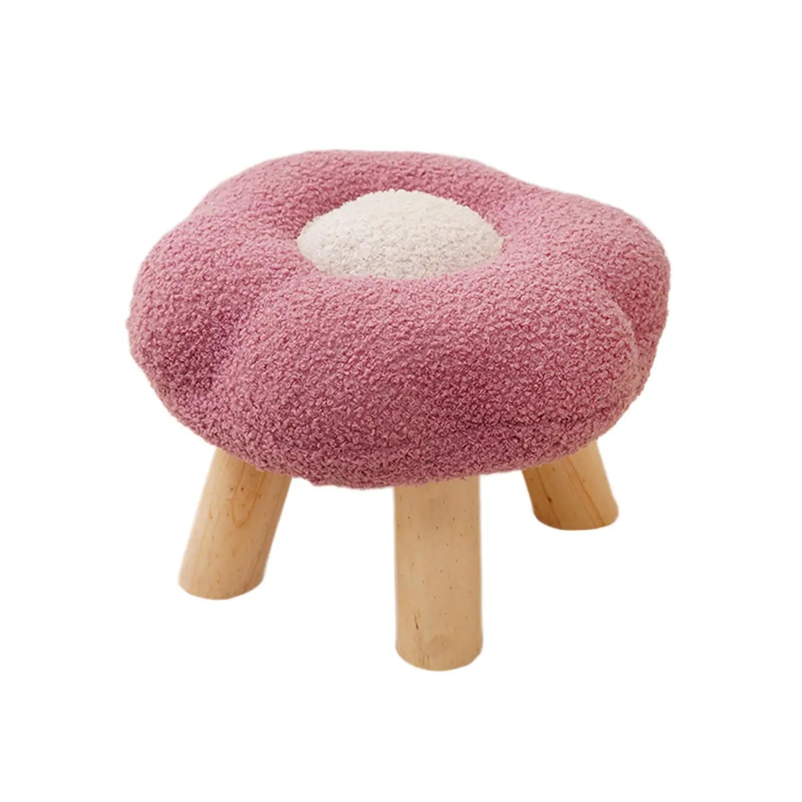 Wooden Small Foot Stool, Non Slip Footrest