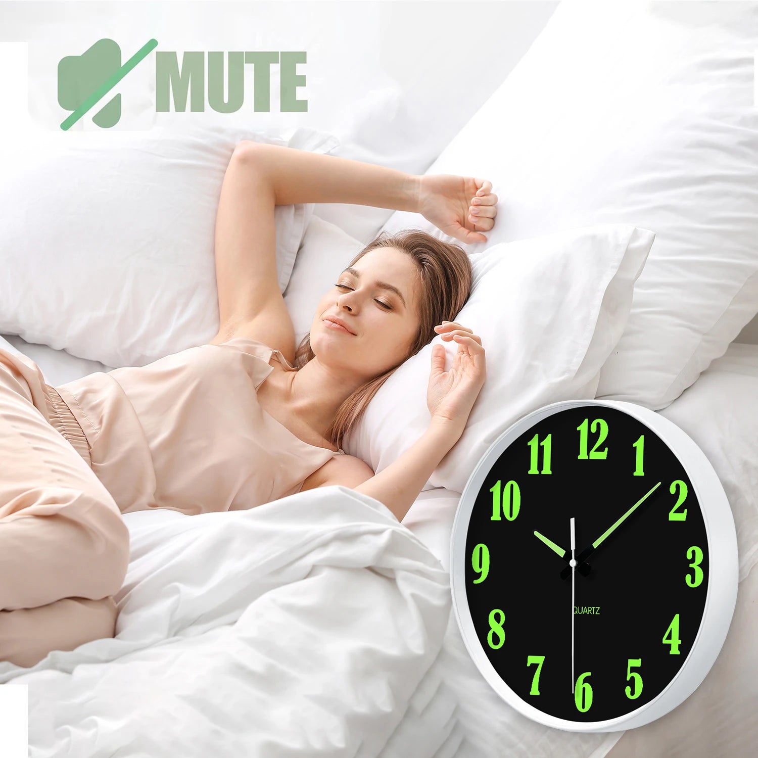 Luminous Round Wall Clock