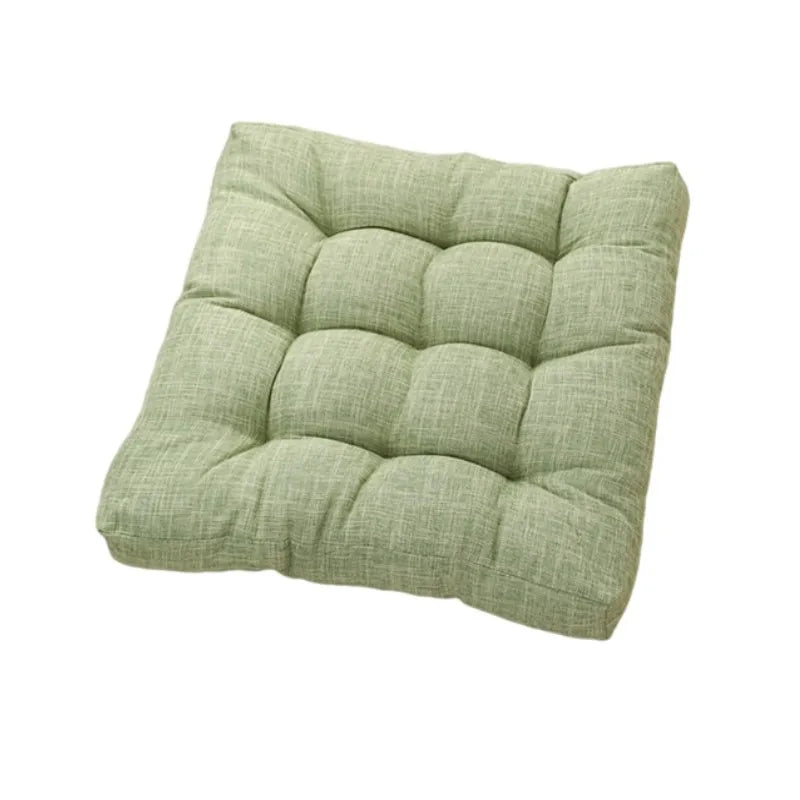 Large Square Floor Seat Cushion Cotton Linen Tatami Floor Pillow Thick Cushions Seating Pillow Seats Mat Pad Balcony Cushion