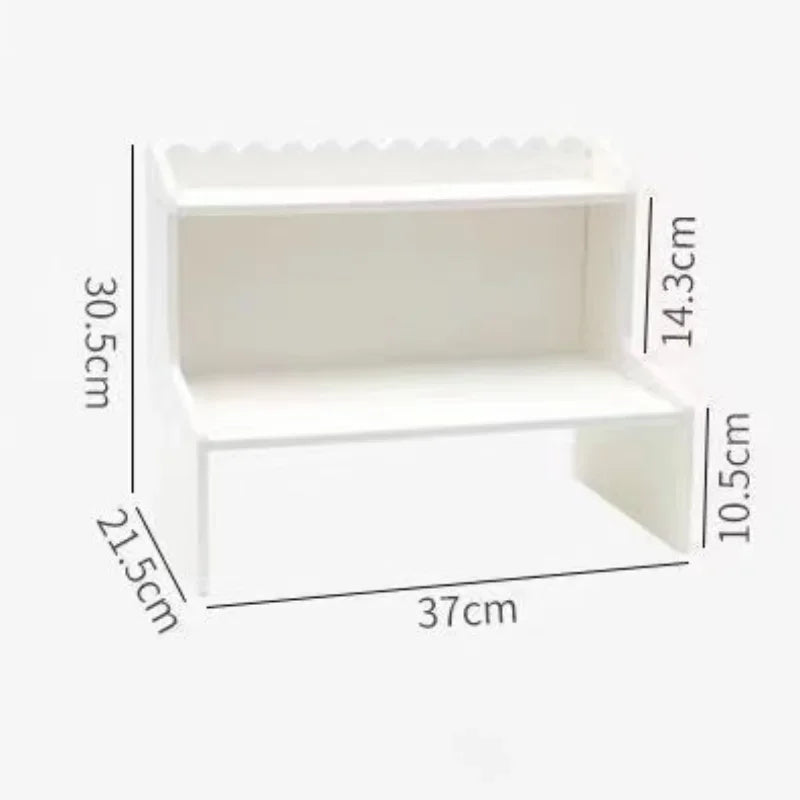Two Layer Desktop Organizer Shelf