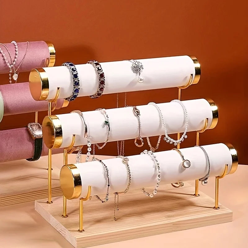 Wooden Jewelry Display Stand