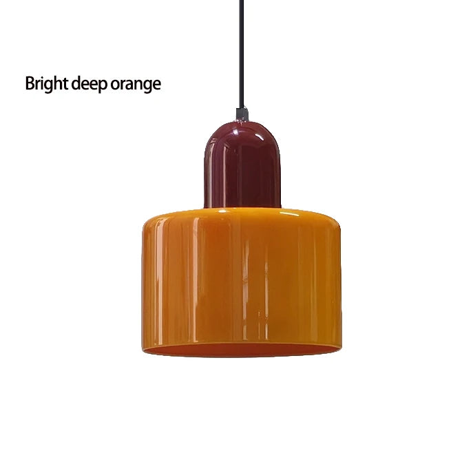 Two Tone Glass Pendant Light