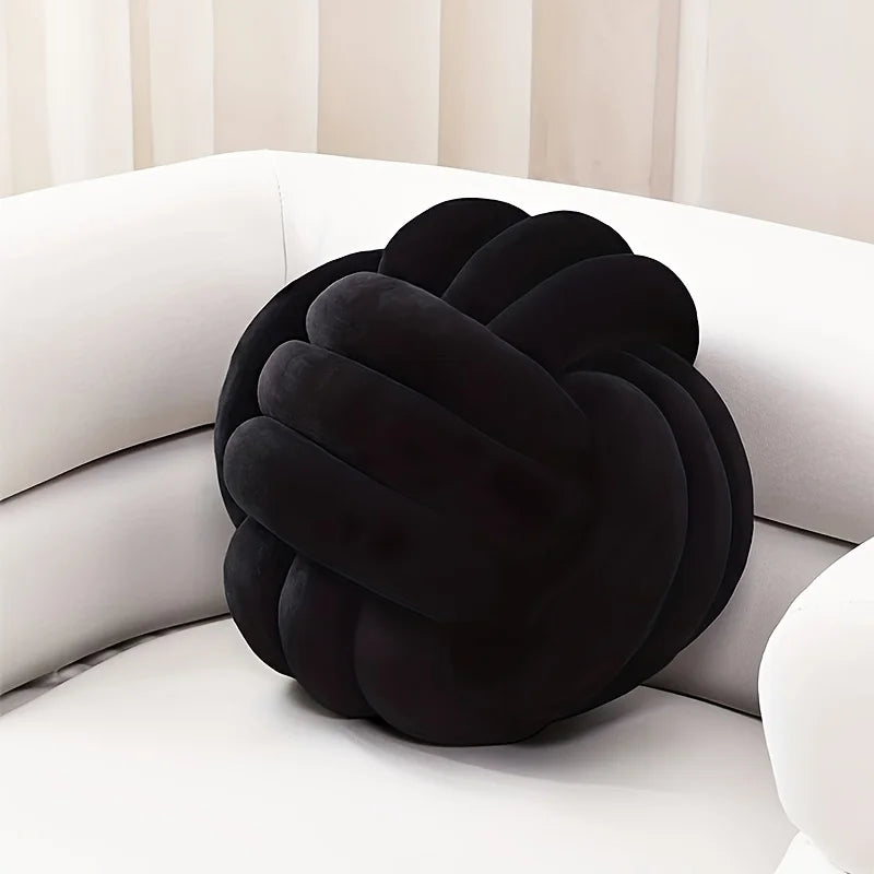 1pc Knot Pillow Ball Round Throw Pillow Home Decor Cushion Decorative