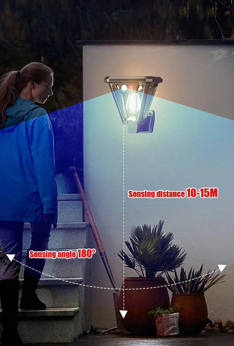 Solar Motion Sensor Wall Light