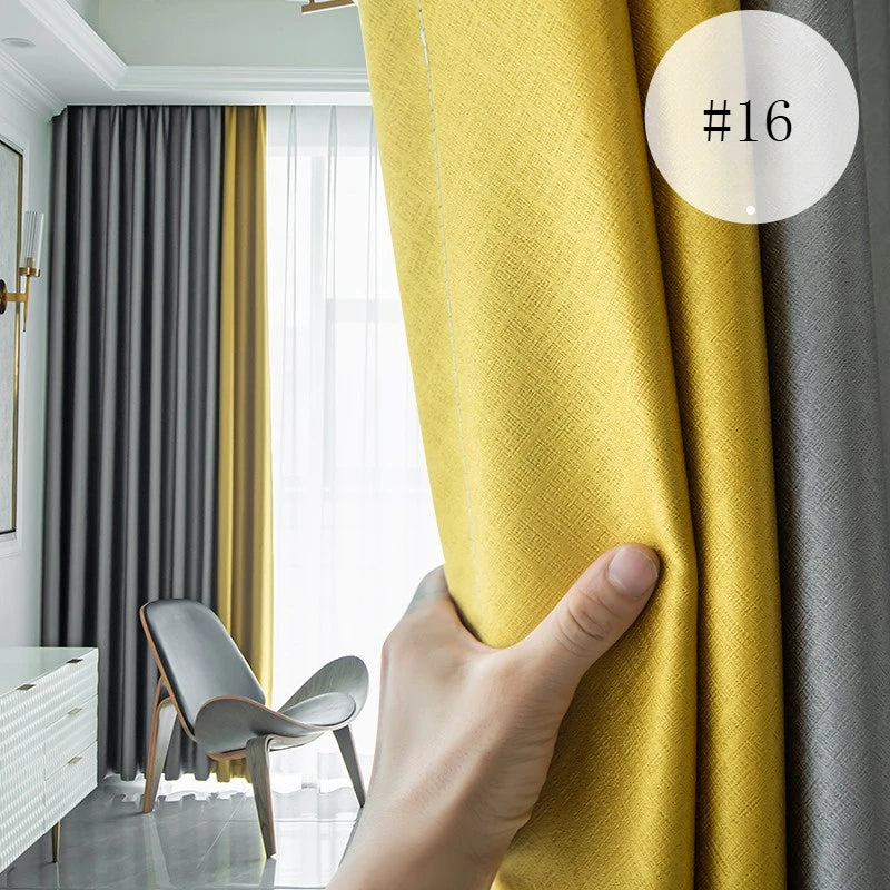 Modern Thermal Insulated Noise Reducing 100% Blackout Curtains