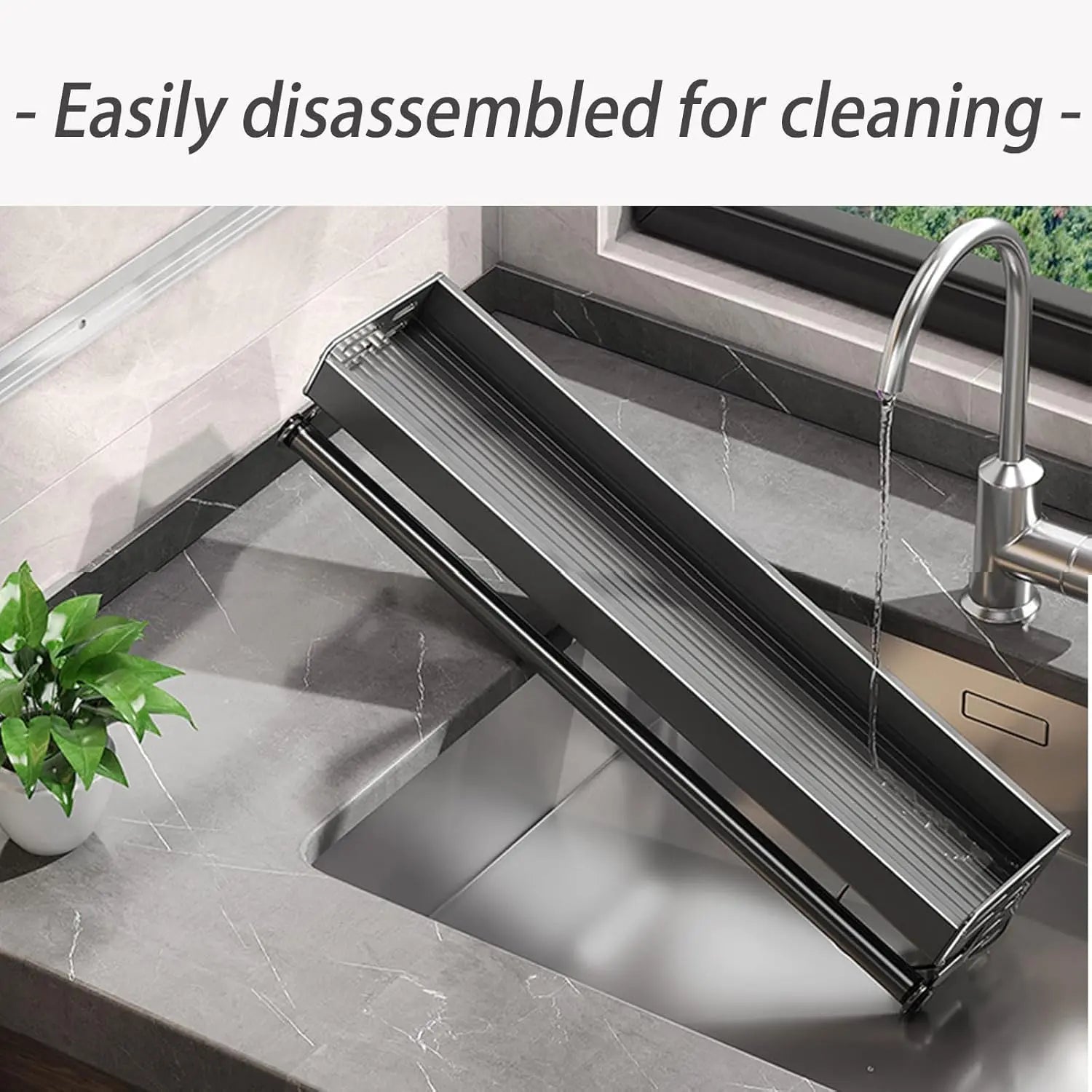 Wall Mounted Kitchen Utensil Rack with Hooks