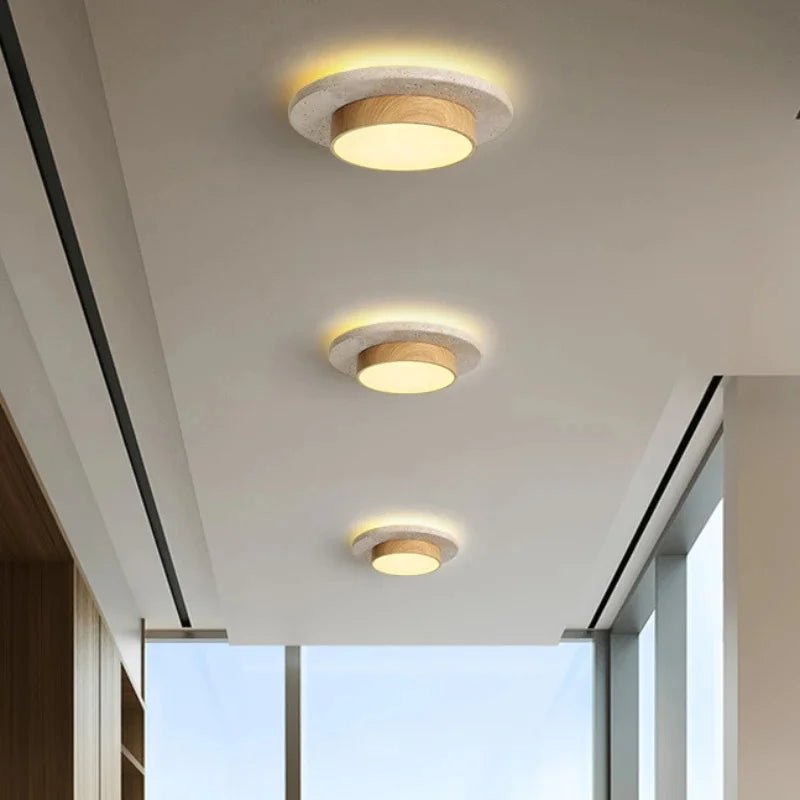 Wabi Sabi Stone Ceiling Light