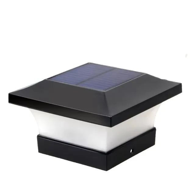 1-4pcs Solar Light Outdoor LED Post Deck Cap Fence Landscape Lamp