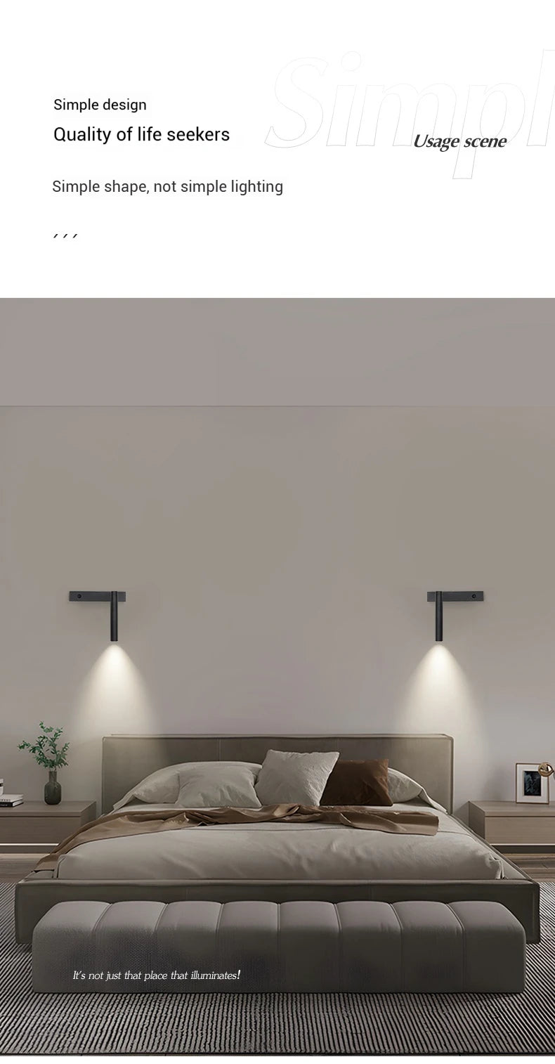 Minimalist Rotating Wall Sconce